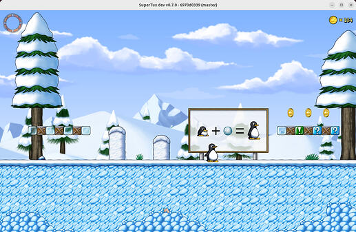 supertux运行页面