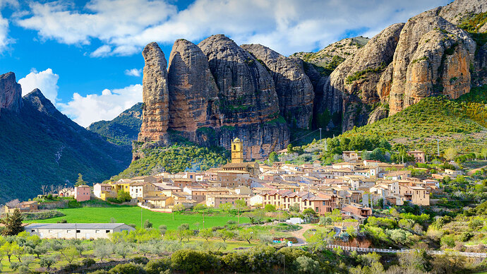 阿圭罗村庄-韦斯卡-西班牙